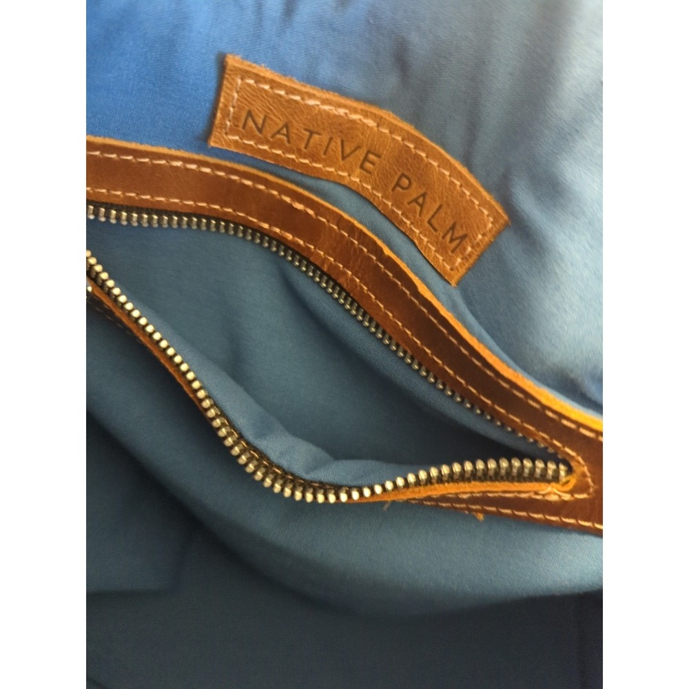 ✔️Brown Leather and Wool Tote Backpack - Picture 5 of 8
